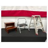 Set of Three Steps and Ladders