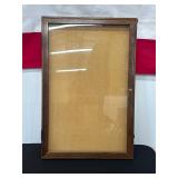 Wall-Mount Display Case With Glass Door