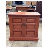 Two-Door Terracotta Storage Cabinet