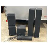 Mixed Bose and Paradigm Speaker System