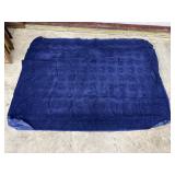 Blue Inflatable Mattress with Pump Included