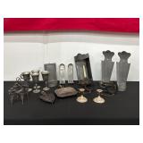 Assorted Metal Decorative Items and Accessories