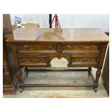 Drexel Wooden Desk with Drawers