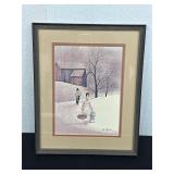 Framed Print Signed and Numbered by Artist