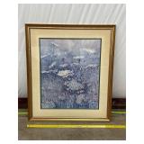 Jane Chenoweth Framed Artwork With Floral Design