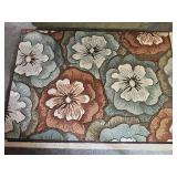 Floral Pattern Outdoor/Indoor Area Rug