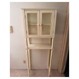 Freestanding Display Cabinet with Glass Doors
