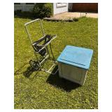 Portable Hose Dolly and Hose Storage