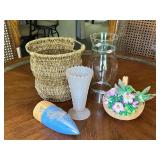 Decorative Vases and Basket