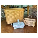 Handwoven Longaberger Baskets
