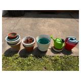 Garden Pots and Watering Cans