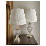 Crystal Table Lamps with Shades