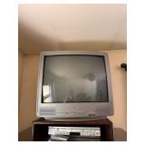 Sharp CRT TV with VCR/DVD Player Combo
