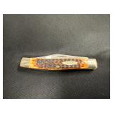 Case 3-Blade Pocket Knife with Jigged Handle