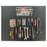 Hand Tools and Metal Tool Box
