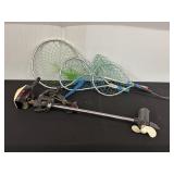 Minn Kota Trolling Motor and Fishing Nets Set