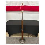 Vintage Metal and Wood Floor Lamp