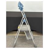 Two-Step Folding Ladder with Utility Top