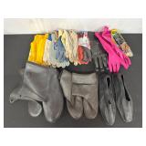 Rubber Boots And Gloves