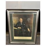 Framed Print of Winston Churchill by Oswald Birley