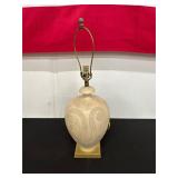 Decorative Table Lamp with Etched Design