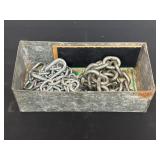 Metal Storage Box With Chains