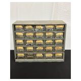 Metal Organizer with Plastic Drawers