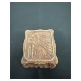 1950's American Chief Headdress Trinket Card Box