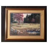 Golf Course Print by Sam Batero