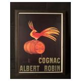 Cognac Albert Robin Vintage Advertising Print