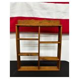 Wooden Wall-Mount Display Shelf