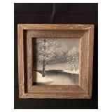 Winter Landscape Oil Painting by Whitaker