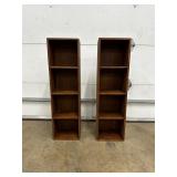 Wooden 4-Shelf Units