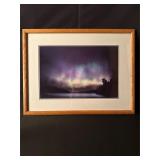 Framed Northern Lights Photography Print