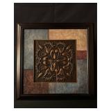 Square Framed Decorative Abstract Print