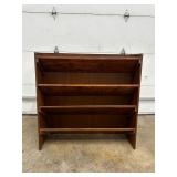 Two-Sided Wooden Display Unit