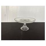 Clear Glass Pedestal Cake Stand