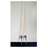 Two Lews XSH30 Spinning Reels with Combo Rods