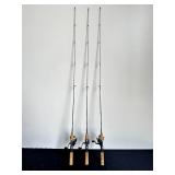 3 Shakespeare Micro Series Spinning Reel & Rods
