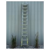 24' Werner Everlevel Aluminum Extension Ladder
