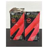 Heavy Duty ZipWall Zippers, Two Boxes