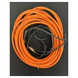 Orange and Black Hose with Brass Fittings