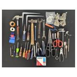 Tools with Plastic Tool Box