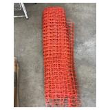 Orange Plastic Safety Fence Roll