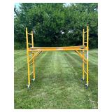 Yellow Metal Rolling Scaffold System