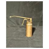 Vintage Brass Oil Can with Long Spout