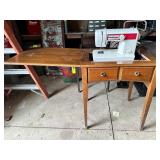 Brother Sewing Machine and Wooden Cabinet