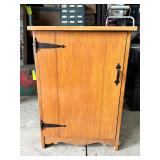 Wooden Cabinet with Hinged Door