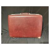 American Tourister Maroon Hard-Shell Suitcase