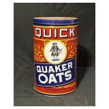 Quaker Oats Quick Oats Tin Container